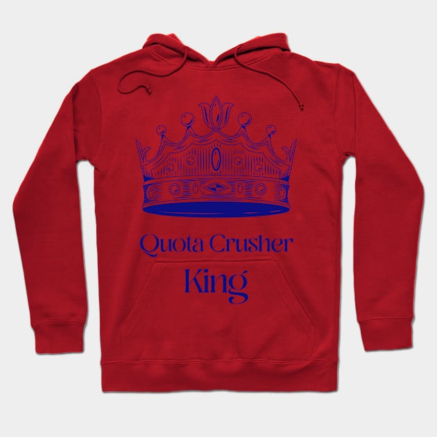 Sales King Hoodie by Fresh Sizzle Designs